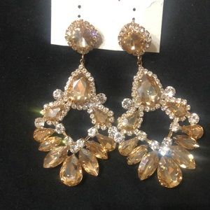 Gold earrings
